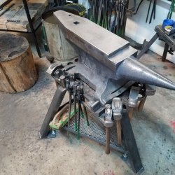 Refined Redux - Used some 4x6's to make an anvil stand for