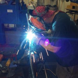 welding the nubs to the branches