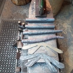 progression of forging the dragonflies